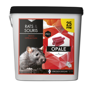 Opale Bloc Difénacoum 25ppm